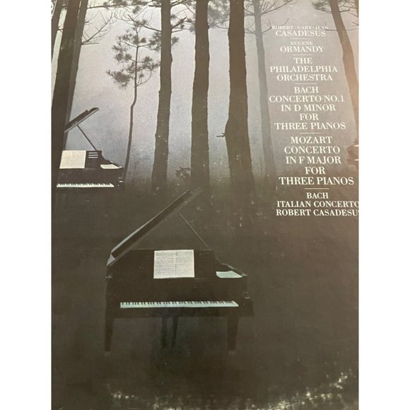 Classical Vinyl of Bach Concerto for 3 Pianos and Mozart's Concerto for 3 Pianos - Picture 2 of 11